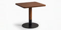 Alba 2–4 Seater Acacia Café Table with Fluted Wood Column