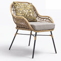 Antibes PE Rattan Weave Outdoor Chair with Seat Cushion