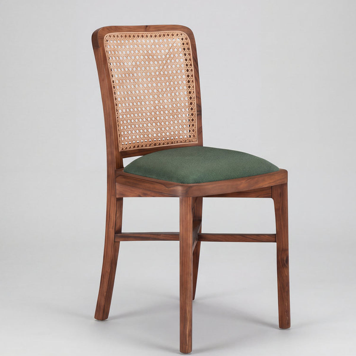 Arezzo Acacia Wood Upholstered Dining Chair