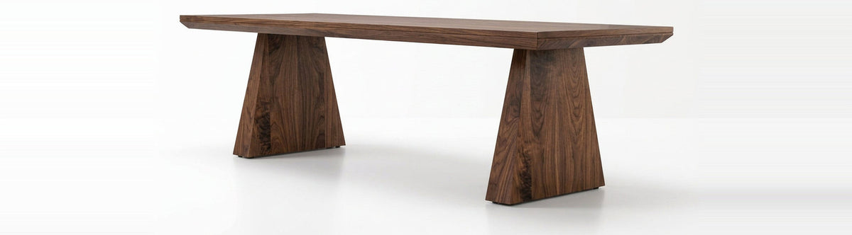 Assisi 10–12 Seater Acacia Dining Table with Slab Legs