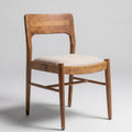 Bergamo Acacia Wood Upholstered Dining Chair