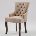 Brindisi Natural Cane Acacia Wood Dining Chair