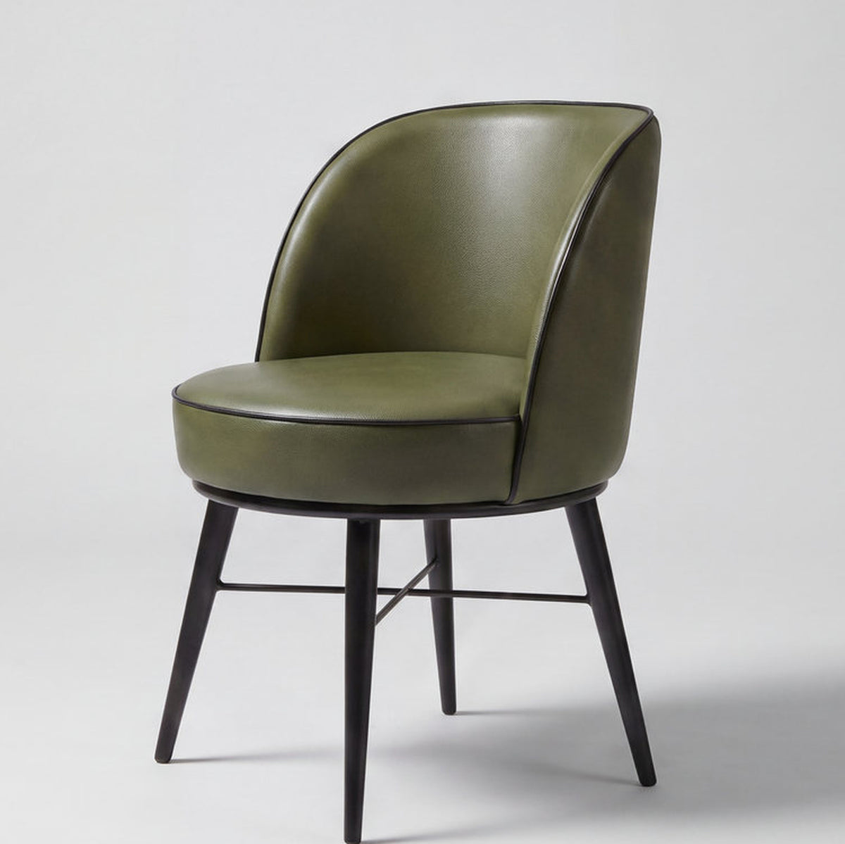 Carrara Natural Cane Acacia Wood Dining Chair