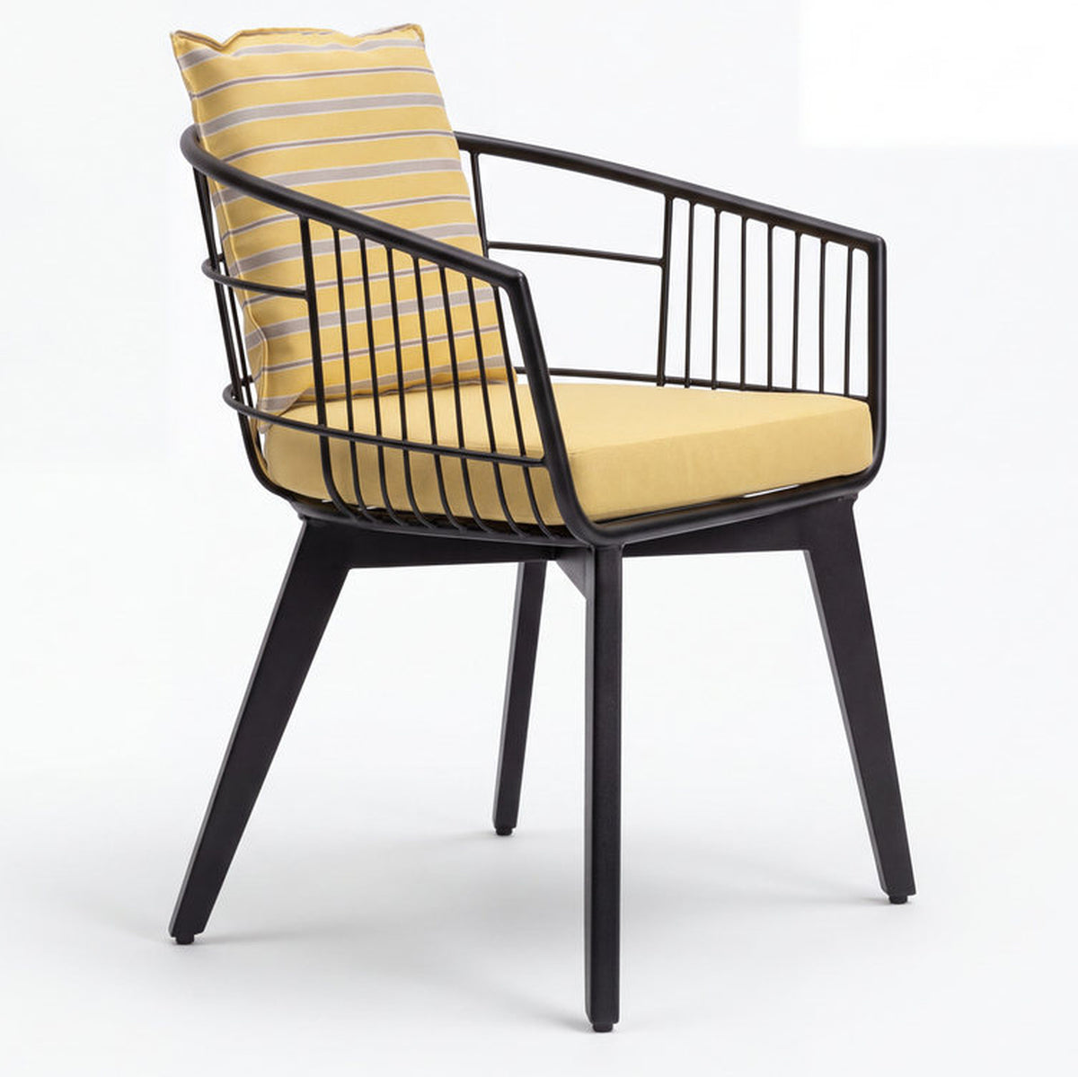 Cascais Steel Rod Back Outdoor Armchair with Cushions