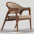 Como Natural Cane Acacia Wood Dining Chair