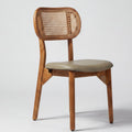 Cremona Natural Cane Acacia Wood Dining Chair