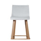 Dale Perforated Seat Counter Stool in White – Divine Chairs HIGHCOUNTER Collection