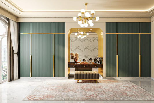 Casantro Delizia fluted luxury wardrobe collection