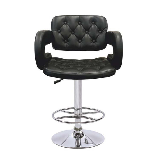 Derby Chesterfield Tufted Pub Stool in Black – Divine Chairs HIGHCOUNTER Collection