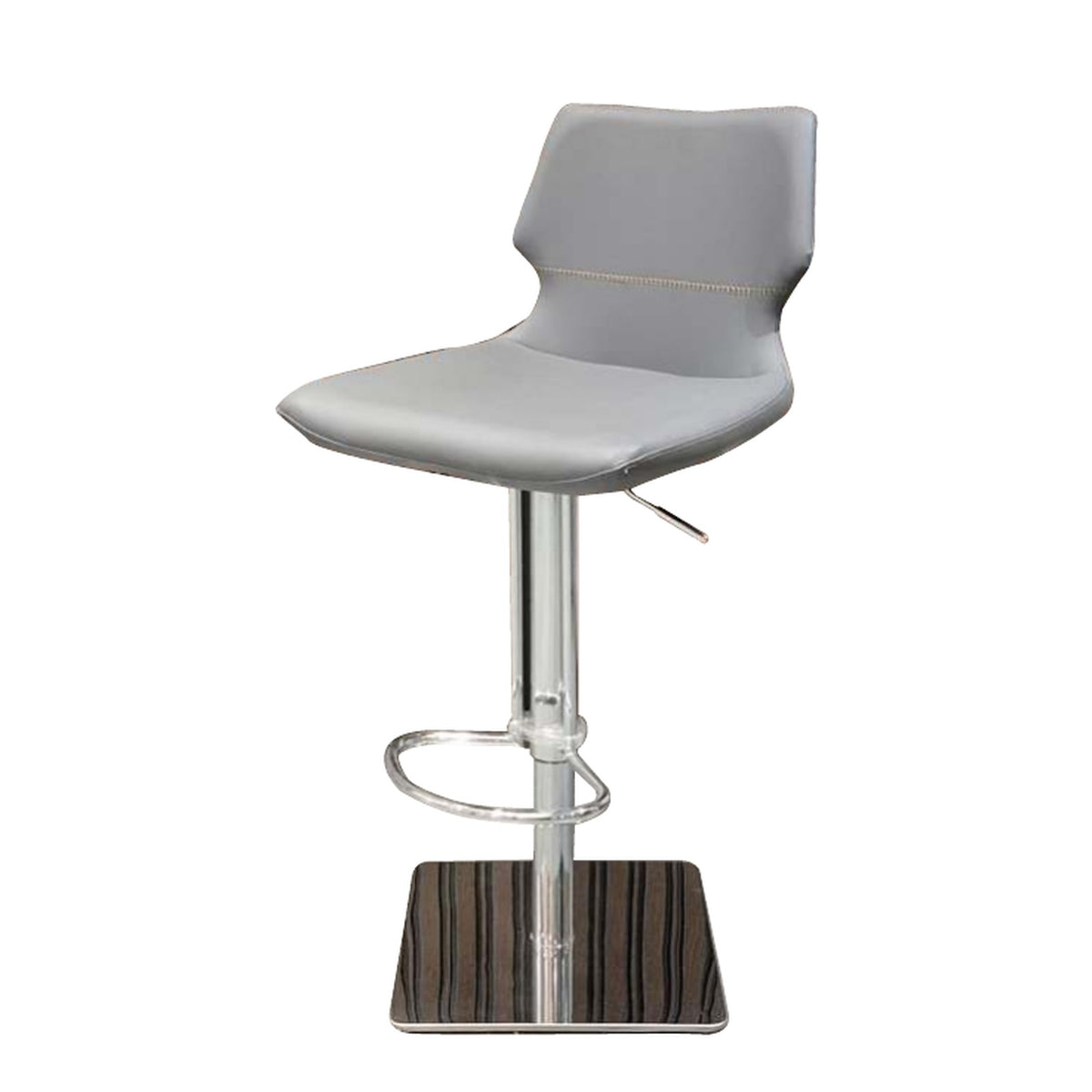 Digi Adjustable Swivel Bar Stool in Light Grey – Divine Chairs HIGHCOUNTER Collection