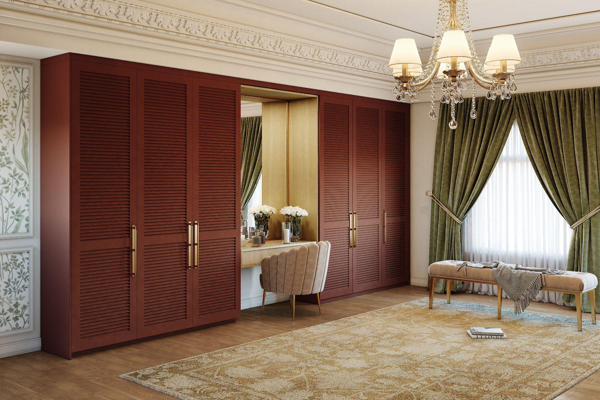 Casantro Eternita louvered luxury wardrobe collection