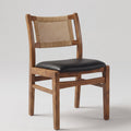 Genova Acacia Wood Upholstered Dining Chair