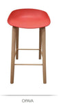 Highcounter Chair Soft Red