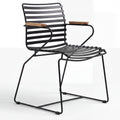 Nerja Wire Shell Outdoor Chair with Solid Teak Legs