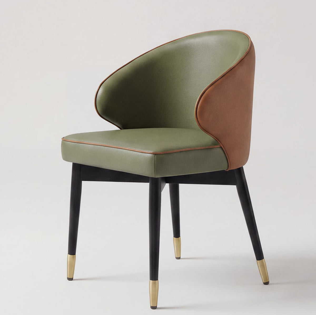Orvieto Acacia Wood Upholstered Dining Chair