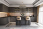 Casantro PU finish luxury kitchen cabinetry with dark sophisticated finishes