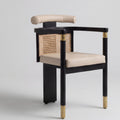 Pavia Natural Cane Acacia Wood Dining Chair