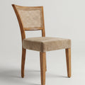 Portofino Acacia Wood Upholstered Dining Chair