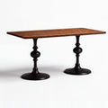 Positano 6 Seater Acacia Dining Table with Bottle Pedestals