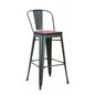 Pulse Wood Tolix-Style Bar Stool in Industrial Grey – Divine Chairs HIGHCOUNTER Collection