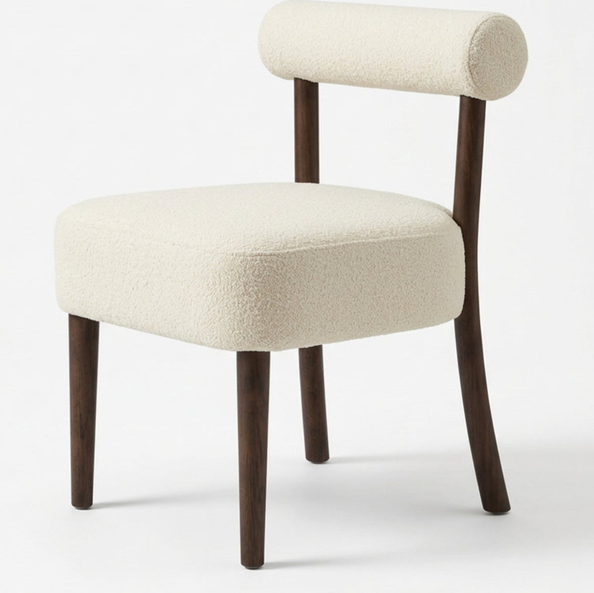 Ragusa Bolster Back Bouclé Dining Chair