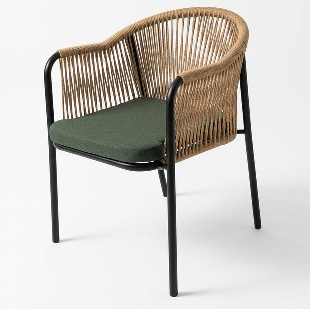 Rhodes Terracotta Rope Weave Aluminium Outdoor Chair