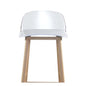 Rimini Acrylic Shell Bar Stool in Glossy White – Divine Chairs HIGHCOUNTER Collection