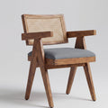 Savona Acacia Wood Upholstered Dining Chair