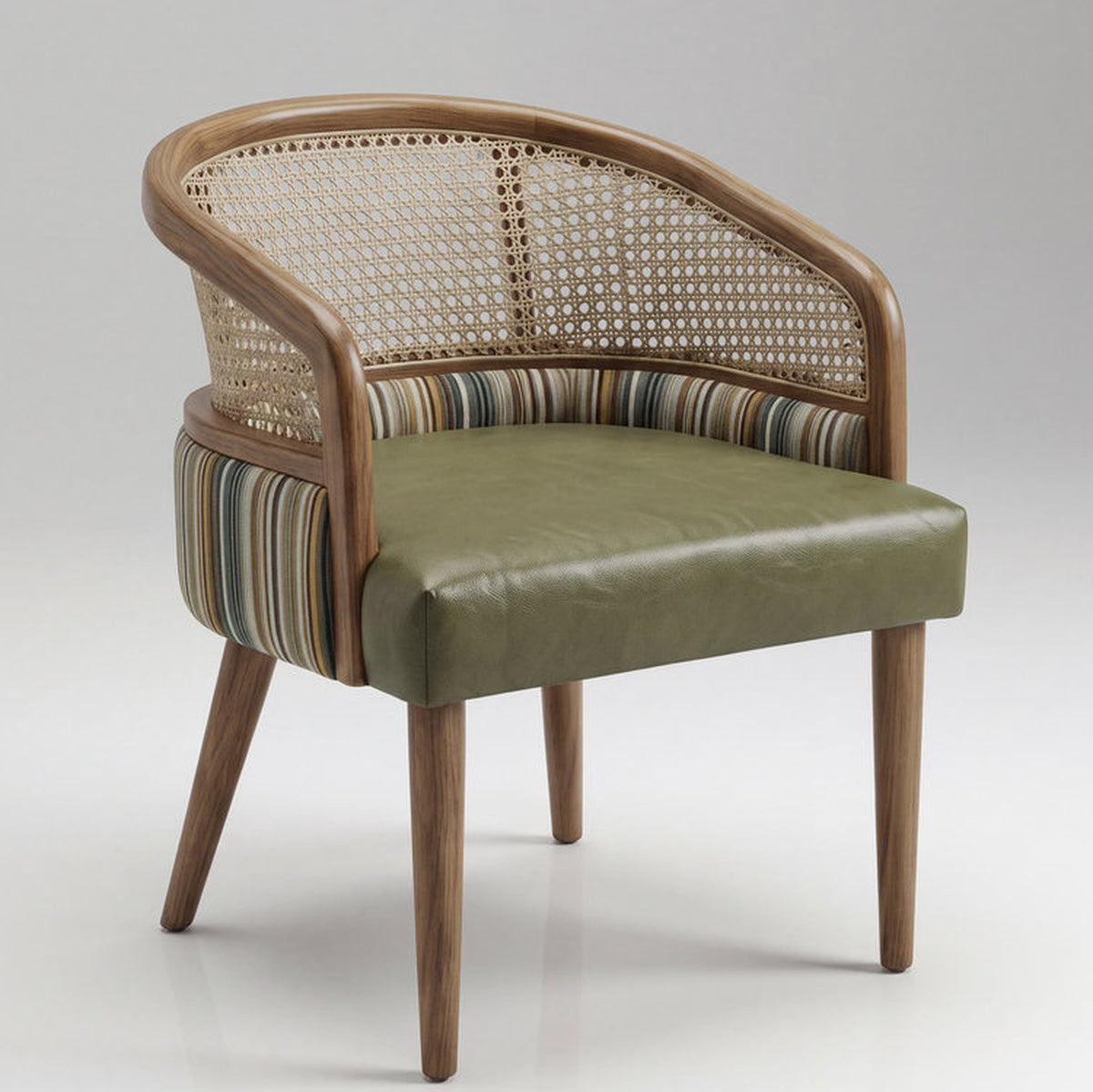Siena Natural Cane Acacia Wood Dining Chair