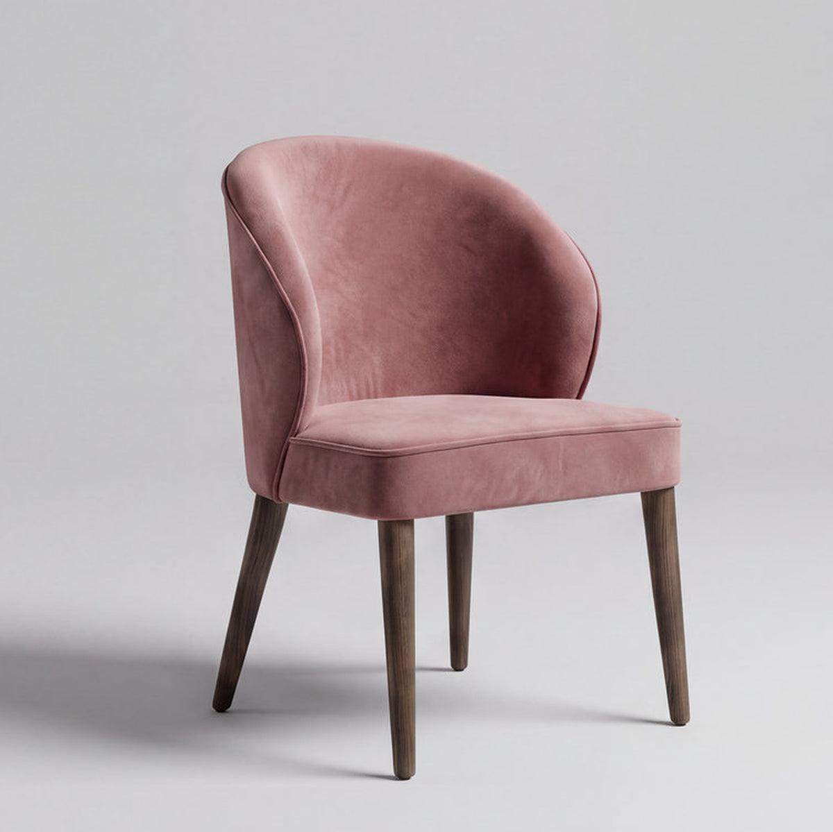 Spoleto Mild Steel Upholstered Dining Chair