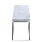 Sweden HC Chevron Back Bar Stool in White – Divine Chairs HIGHCOUNTER Collection