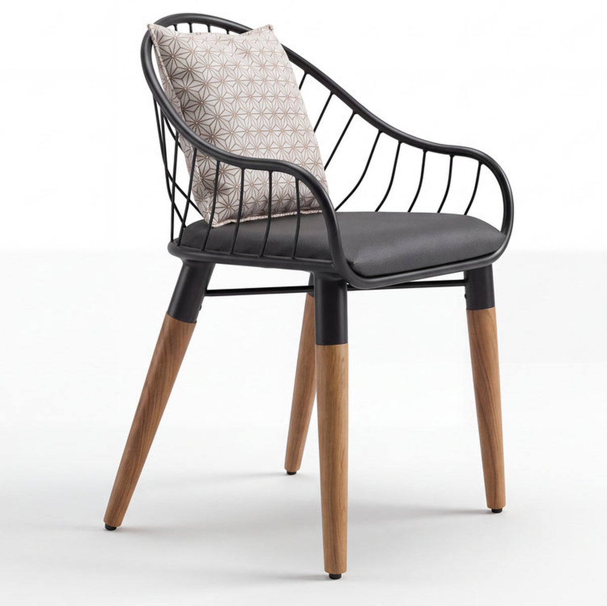 Syros Woven Rope Aluminium Outdoor Chair with Woven Seat