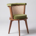 Taranto Acacia Wood Upholstered Dining Chair