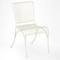 Tavira Wrought Iron Scroll Arm Outdoor Chair with Cushion