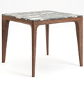 Trapani 2–4 Seater Acacia Café Table with Slender Metal Legs