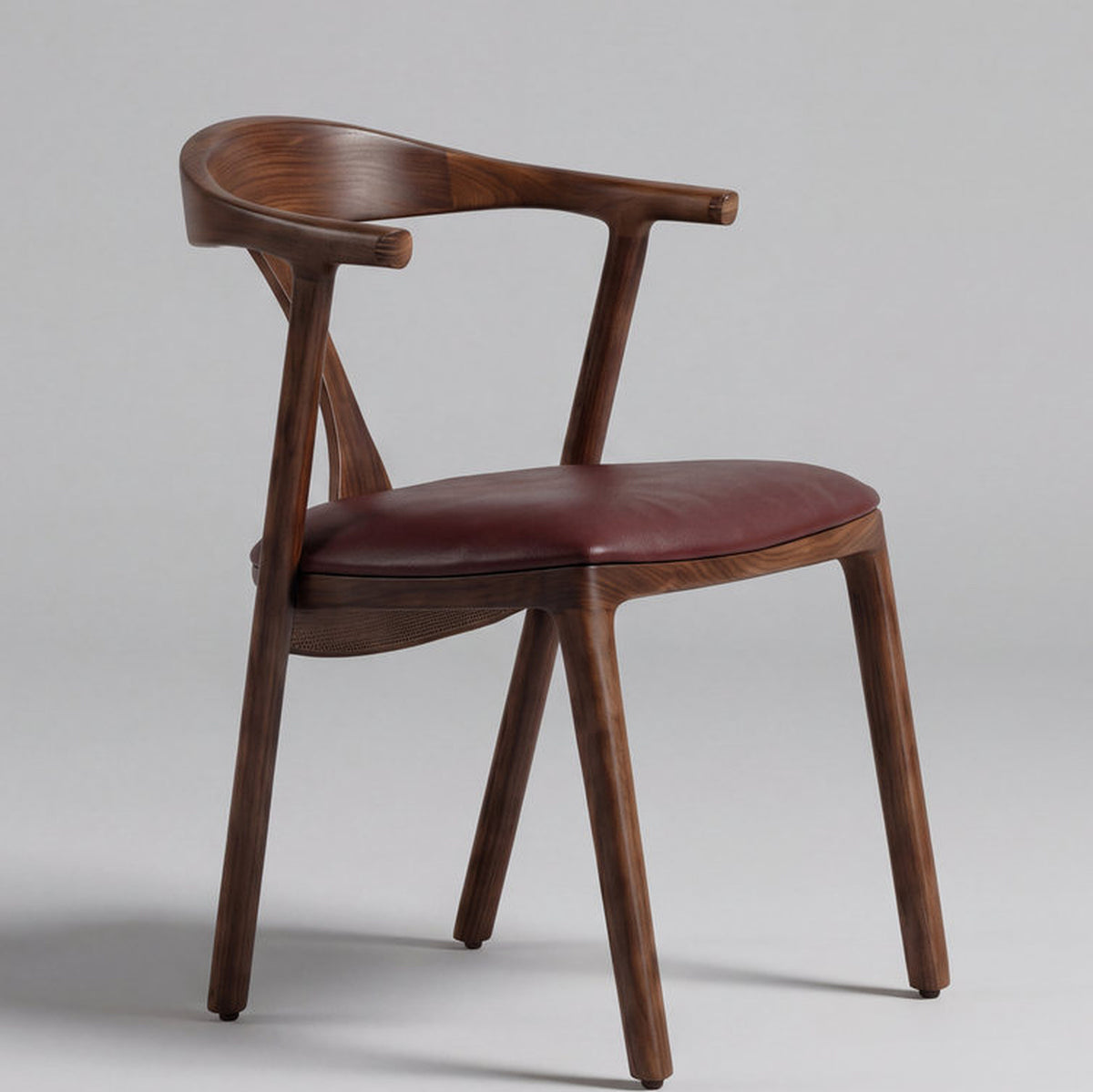 Vicenza Acacia Wood Upholstered Dining Chair