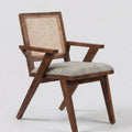 Vittoria Natural Cane Acacia Wood Dining Chair